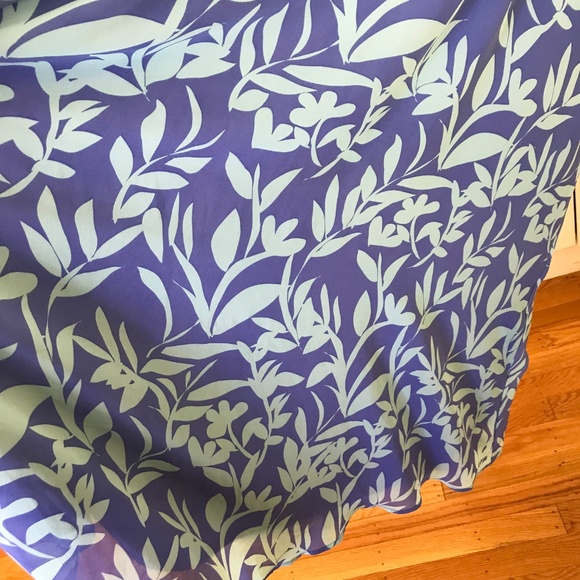 LANE BRYANT Floral Maxi Dress Ruffled Blue Sundress Women’s Plus Size 18/20 1X - Picture 7 of 16